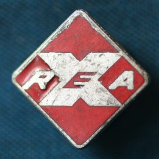 Vintage Rea Railway Express Agency Sterling Silver & Enamel Employee Lapel Pin