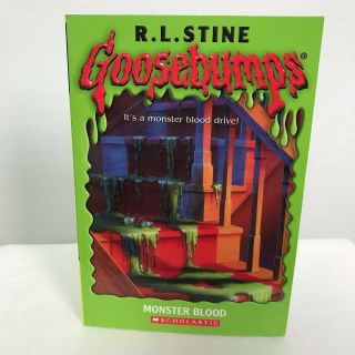 Vintage R.  L.  Stine Goosebumps Monster Blood Alt Cover Paperback Book 1992