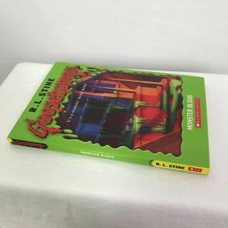 Vintage R.  L.  Stine Goosebumps Monster Blood Alt Cover Paperback Book 1992 3
