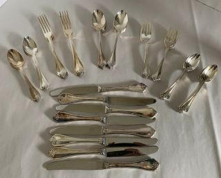 Oneida Rogers King James Silverplate 48 Pc Service For 8 Flatware