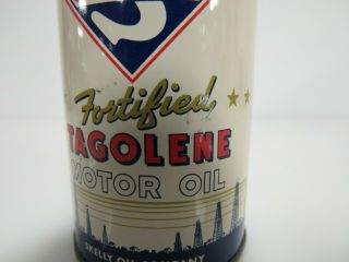 Vintage Skelly Tagolene Motor Oil Can Coin Bank SB029 3
