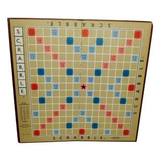 Scrabble Game Board Only Copyright 1948 Vintage Replacement Board Piece