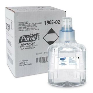 1purell Ltx Dispenser Foam Refill 1200ml (1905 - 02) 2 Pack Case Expire 2023