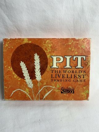Vintage 1964 Parker Brothers Pit Card Game Complete W/ Box,  Instructions
