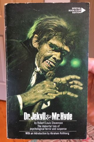 Dr.  Jekyll & Mr.  Hyde 1972 Vintage Horror Halloween Pb Rothberg Intro Bantam