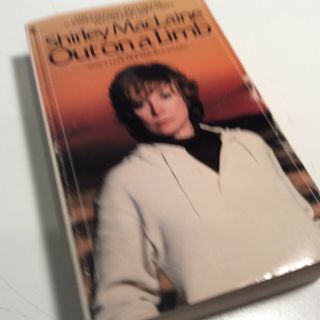 Vintage Out On A Limb Autographed By Shirley Maclaine Signed Paperback Book