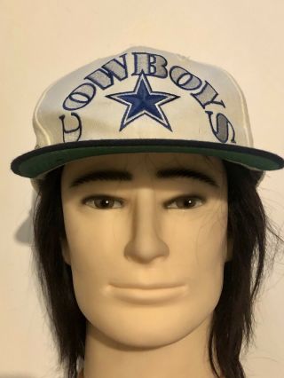 Vintage Dallas Cowboys 4x Champions Snapback Hat Cap Team Nfl Football 70s - 90s