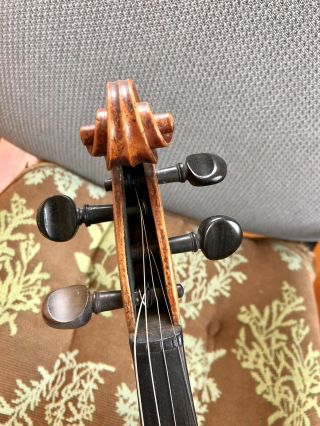 4/4 Old Antique Unlabeled Violin C 1900