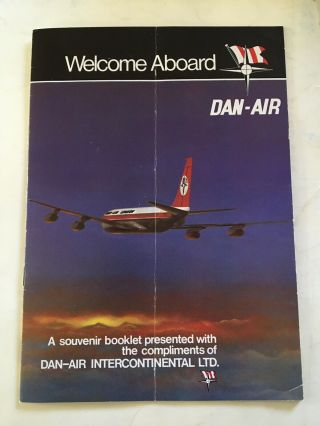 Welcome Aboard Dan - Air Airlines Boeing 707 Vintage Souvenir Booklet
