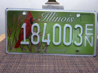 Illinois License Plate Wildlife - Cardinal