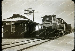 Orig Black And White Slide Canadian Pacific Rs2 8402 Paint 19540 Or