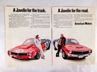 1970 Amc Javelin Sst Vintage Print Ad American Motors Corporation