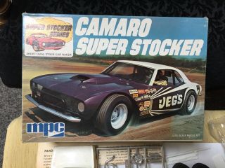 Vintage Mpc 1/25 Camero Stocker Model Kit