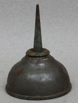 Vintage Mini Thumb Oiler Oil Tin Can Oiler 2 - 3/8 " Tall X 1 - 3/4 " Diameter