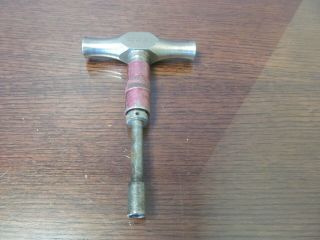 Vintage Seekonk Plumbers T Handle Torque Wrench 60 In.  Lbs Made In Usa