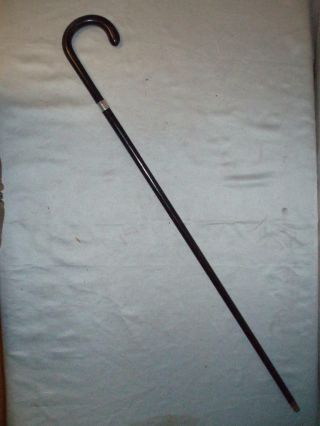 Antique Hallmarked Silver Walking Stick 33.  1/2.  ".  (kendall)