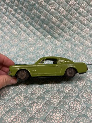 Marx Toys Vintage Ford Mustang Fastback Made In Japan Tin Toy Car Mcmlxvii
