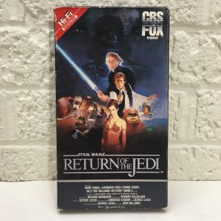 Vtg‼ 1986 Star Wars Vi Return Of The Jedi Cbs/fox Vhs Hi - Fi Red Label • No Upc‼