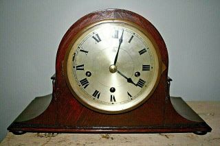 Antique Gustav Becker German Mantel Clock,  No Key - - Very