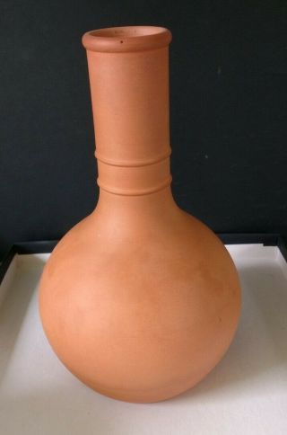 Antique 19th Century Wedgwood Rosso Antico Terracotta Carafe Decanter Vase