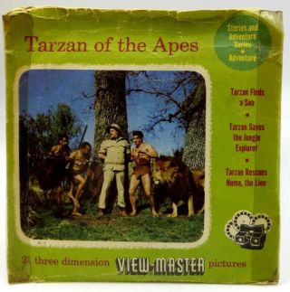 View - Master 976 - A - B - C,  Tarzan Of The Apes,  1956 Vintage S3 Package,  3 Reel Set