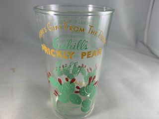 Vintage Hazel Atlas Cahill’s Prickly Pear Cactus Jelly Glass 1950 