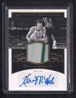 Kevin Mchale National Treasures Night Moves Gold Patch Auto 1/25 1/1? Celtics