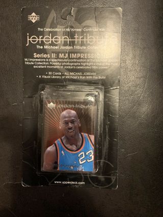 Michael Jordan 1997 Upper Deck Tribute Ii Mj Impressions 30cd Set