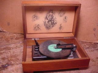 Vintage Thorens Swiss Music Box (30 Teeth) W/instructions & 10 Discs - No Res