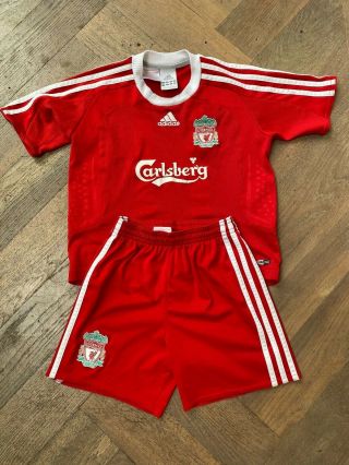 Liverpool Vintage Adidas Home Kit 2008? Kids Size 24/26 Fits Age 5 - 6