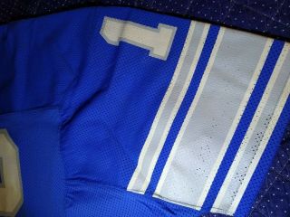 Detroit Lions Vintage Russell 100 Nylon Football Jersey Size 42 3