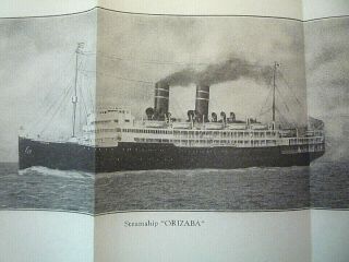 1928 DECK PLANS - SS ORIZABA & SS SIBONEY - YORK AND CUBA MAIL STEAMSHIP COMPANY 2