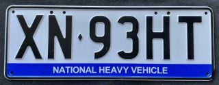 National Heavy Vehicle - South Wales Truck License / Number Plate