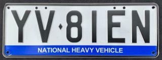 National Heavy Vehicle - Victoria Trailer License / Number Plate
