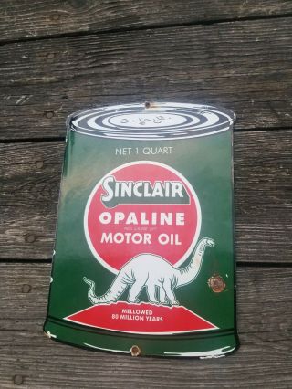 Vintage Sinclair Oil Can Sign