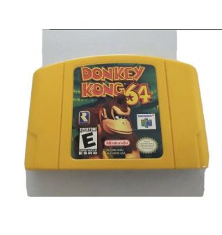 Vintage Nintendo 64 Donkey Kong 64 N64 Game Cartridge