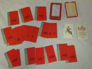 Vtg 1939 Coca Cola Deck Of Cards All 52,  Joker & Box