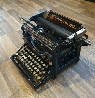 Vintage/antique Underwood No.  5 Typewriter Complete,  Partially