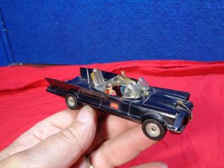 Vintage Diecast Toy Car Corgi The Batmobile Batman & Robin
