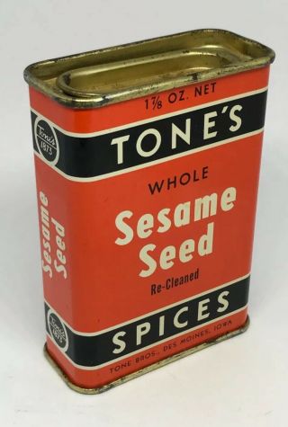 Sesame Seed Spice Tin Tone 