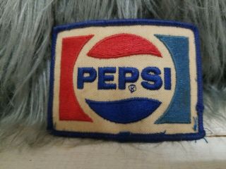 2 Vintage Pepsi Red White Blue Patch 3.  75 x 2.  75 3