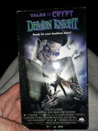 Tales From The Crypt - Demon Knight Vhs 1994 Billy Zane Jada Pinkett Horror Vtg