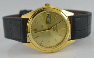 Vintage Seiko 5 Automatic 21jewels Wrist Watch For Men 