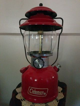 Vintage Coleman 200a Red Lantern Sunshine Of The Night Dated 12/78
