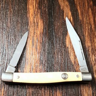 IMPERIAL CROWN KNIFE MADE IN USA 1956 - 88 HALF STOCKMAN VINTAGE FOLDING POCKET 3