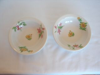 2 - Great Northern Railway Berry Bowls - Syracuse Dining Car China