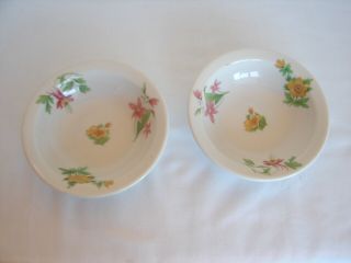 2 - Great Northern Railway Berry Bowls - Syracuse Dining Car China 2