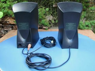 Vintage Harman - Kardon Stereo Computer Multimedia Speakers 6941V sans AC adaptor 2