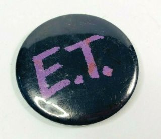 Vintage 1982 E.  T.  Movie Promotional Promo Pin J11