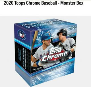 2020 Topps Chrome Monster Box Baseball Factory Luis Robert Rookie Walmart